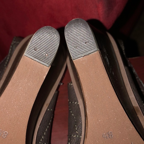 Fossil lace up for peep toe wedges - Picture 6 of 6